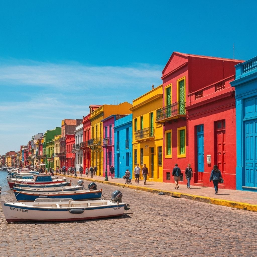 Colorful La Boca neighborhood